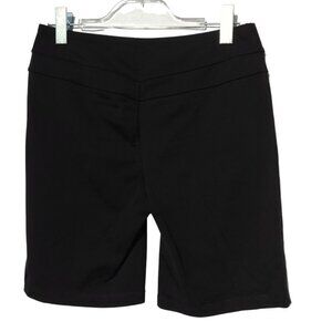 Boston Proper Black Shorts Zip fly Bremuda Shorts Med Black Shorts Pockets EUC